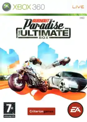 Burnout Paradise Ultimate Box (USA) box cover front